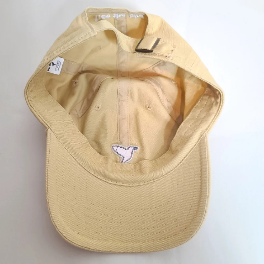 Birddogs Men's Neutral Khaki Minimalist Cotton Hat